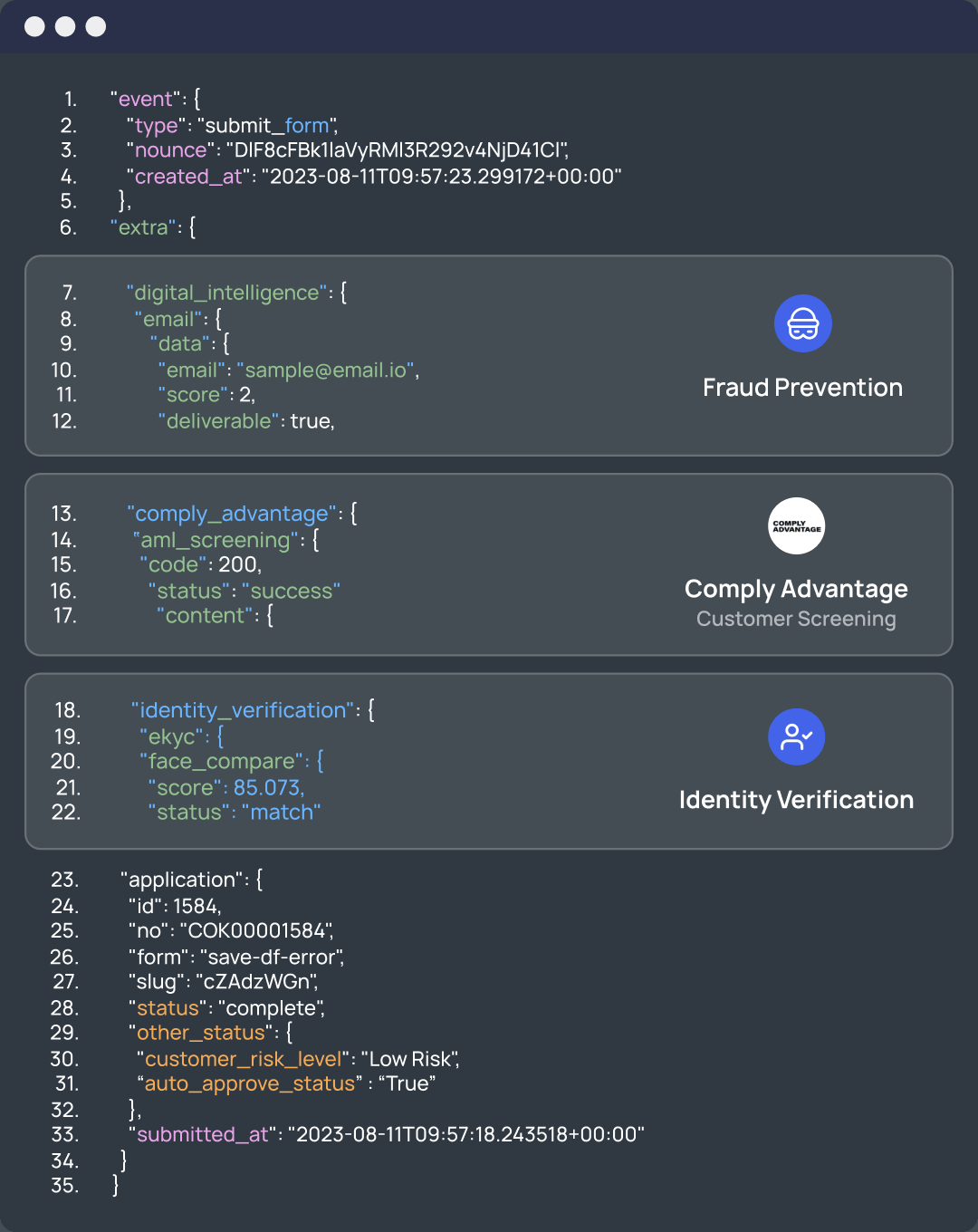 Get all the data from one vendor