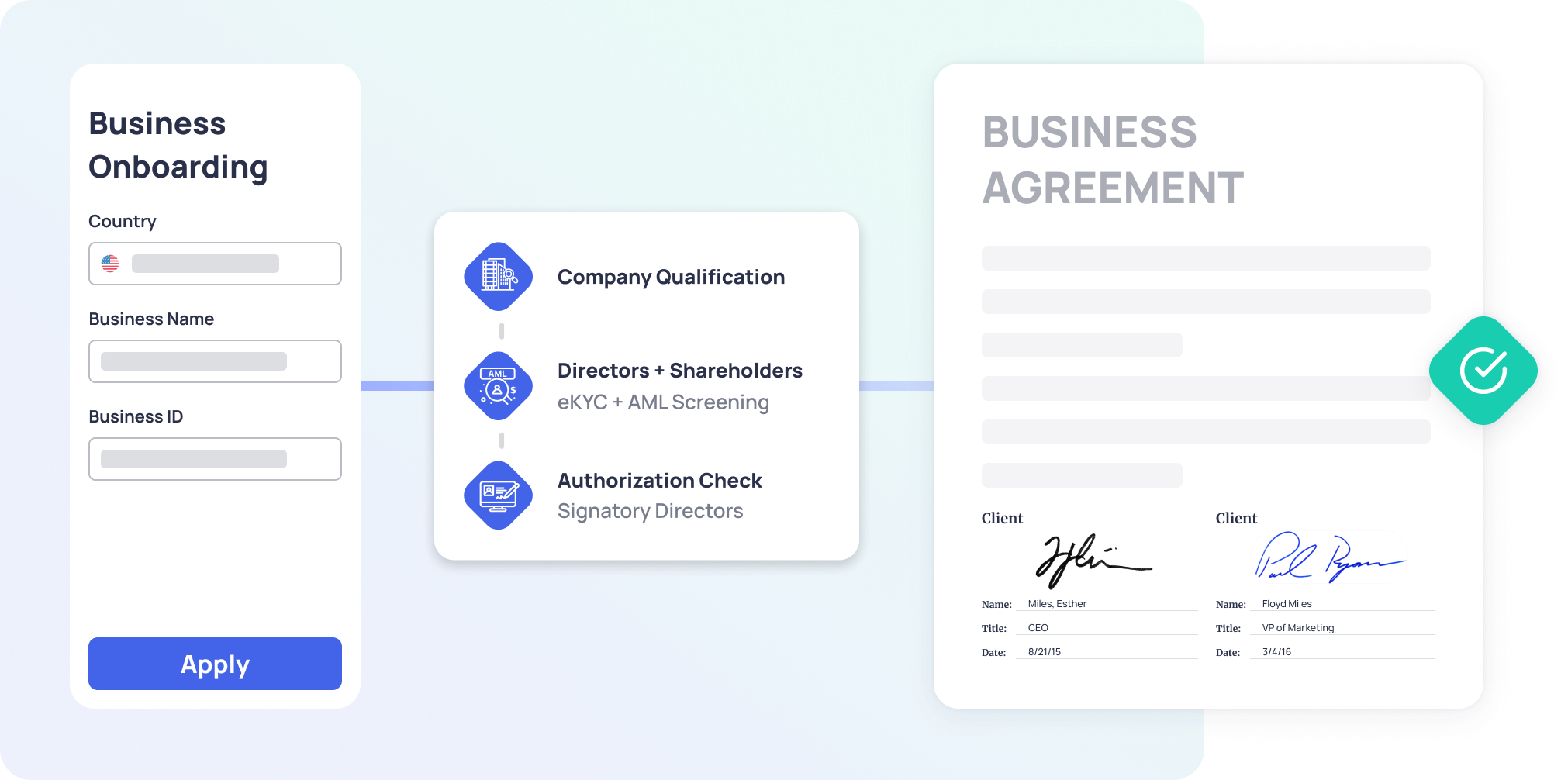Frictionless Business Onboarding — All in One Link